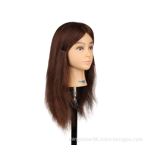 Training Head 100% Human Hairdressing indian human hair wholesale top quality famela  mannequin head hair wigs
